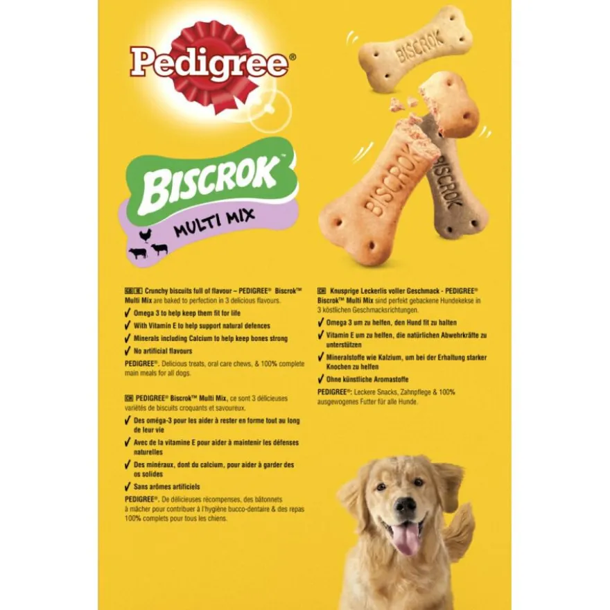 Pedigree Galletas Biscrok de 3 Sabores para Perros