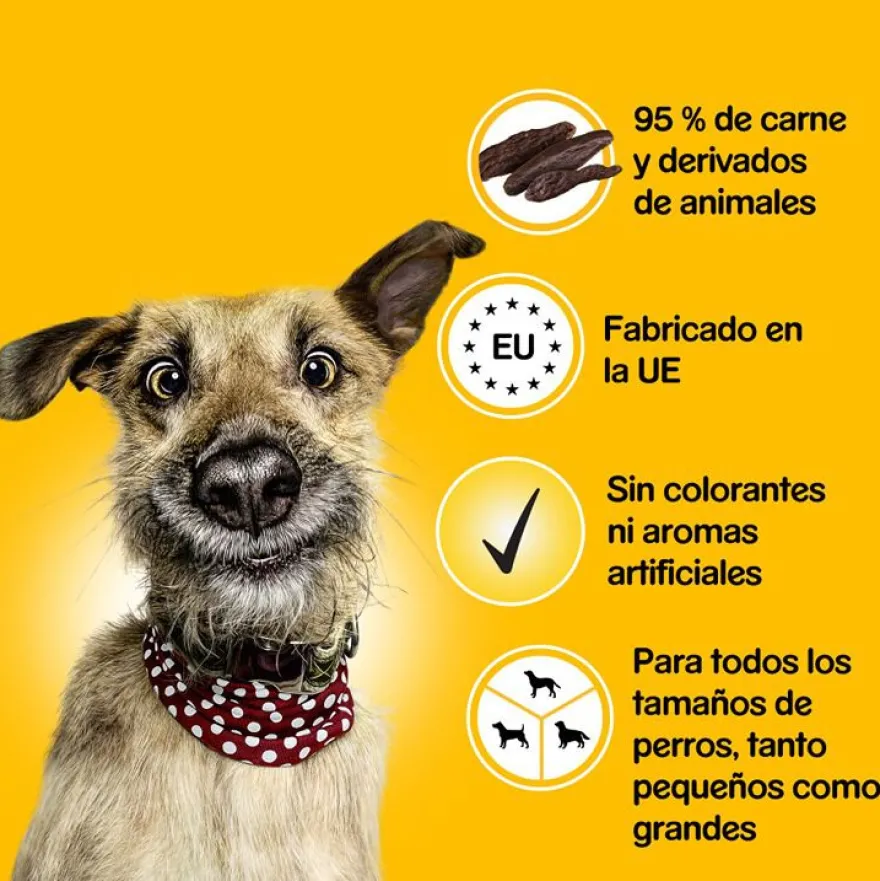 Pedigree Ranchos Tiras Pollo Snacks para perros