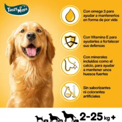 Pedigree Tasty Mini Snacks Sabor Queso y Buey para Perros