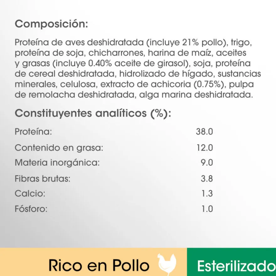 Perfect Fit Adult 1+ Esterilizado Pollo pienso para gatos