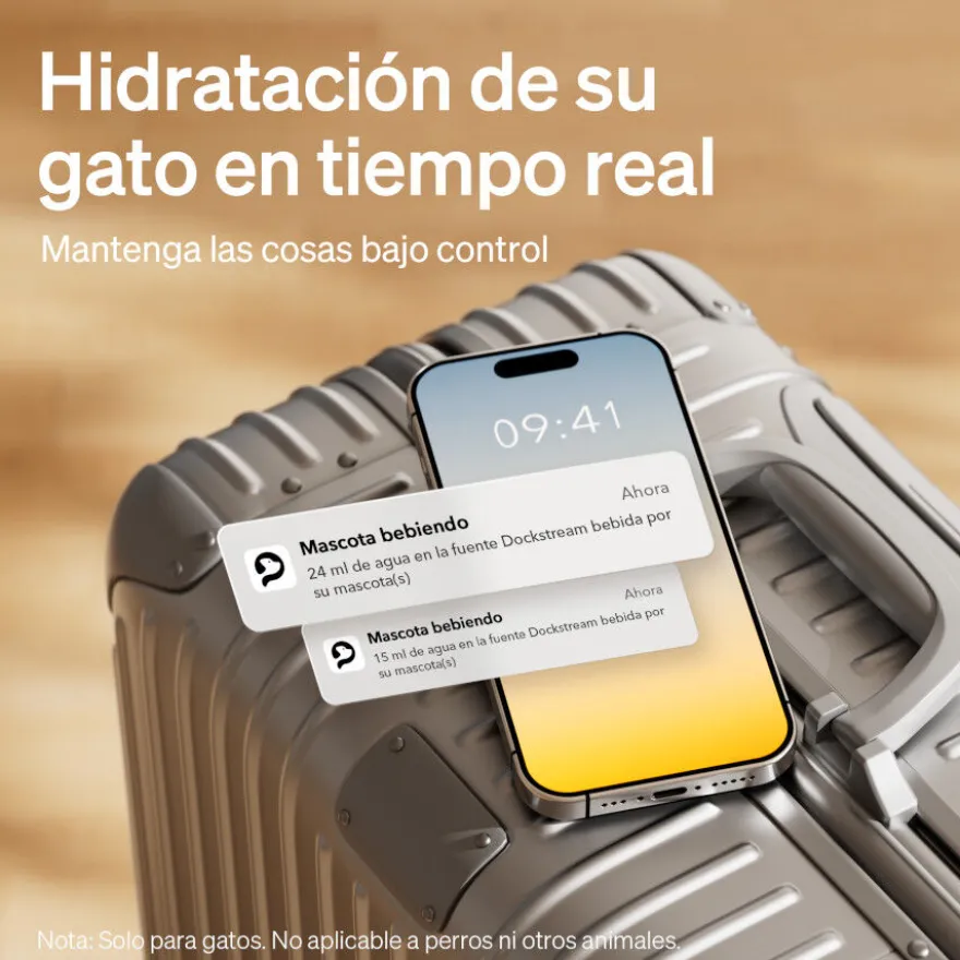 Petlibro Dockstream Fuente inteligente de agua para perros y gatos