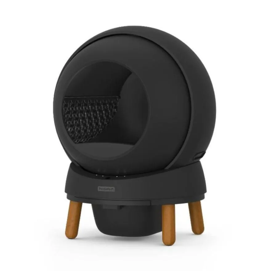 PetSafe SmartSpin Arenero Autolimpiable Negro para gatos