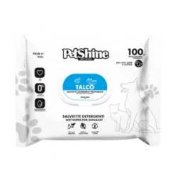 PetShine Toallitas Húmedas de Talco para perros – Pack Económico