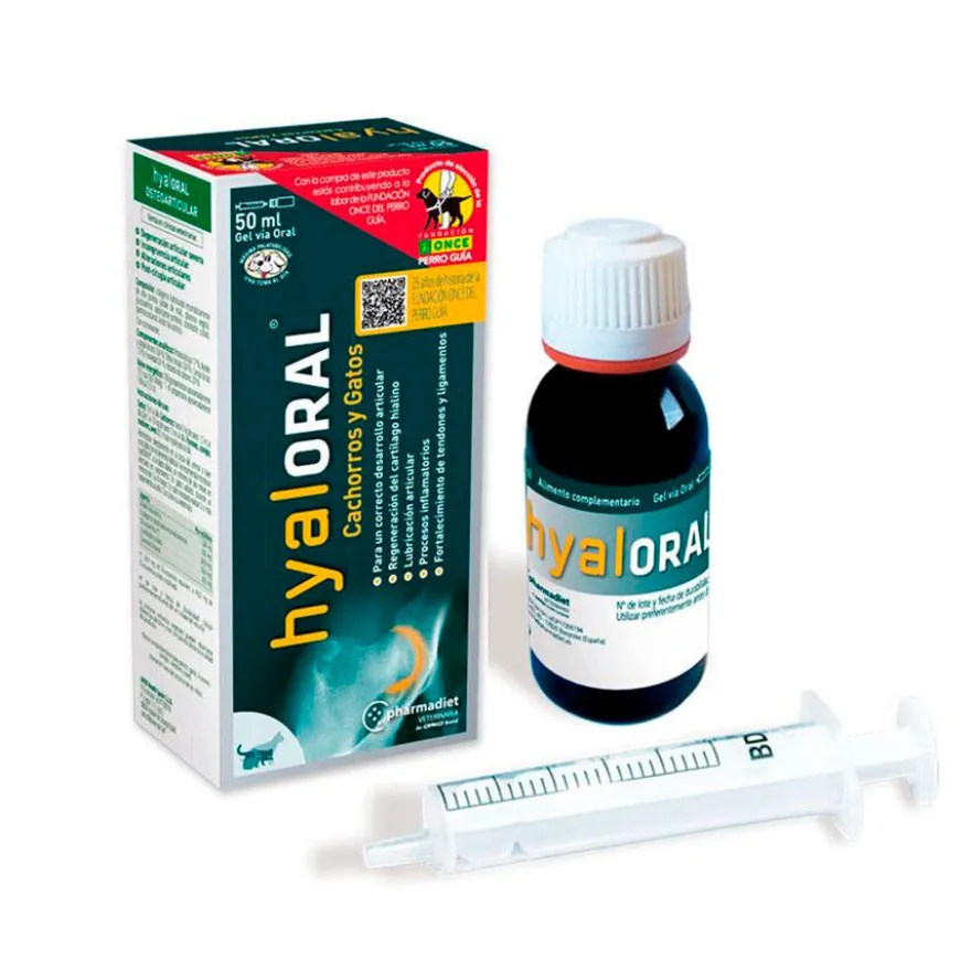 Pharmadiet Hyaloral Complemento en Gel para perros y gatos