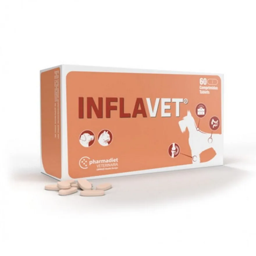 Pharmadiet Inflavet Antiinflamatorio para perros y gatos