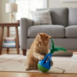 Playology Juguete Interactivo con Plumas y Cascabel para gatos