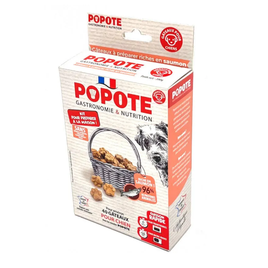 POPOTE Kit Galletas Caseras Salmón para perros