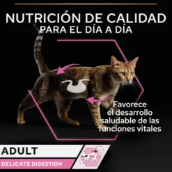 Pro Plan Adult Delicate Digestion Pavo y Pescado del Océano en Salsa sobre para gatos - Multipack