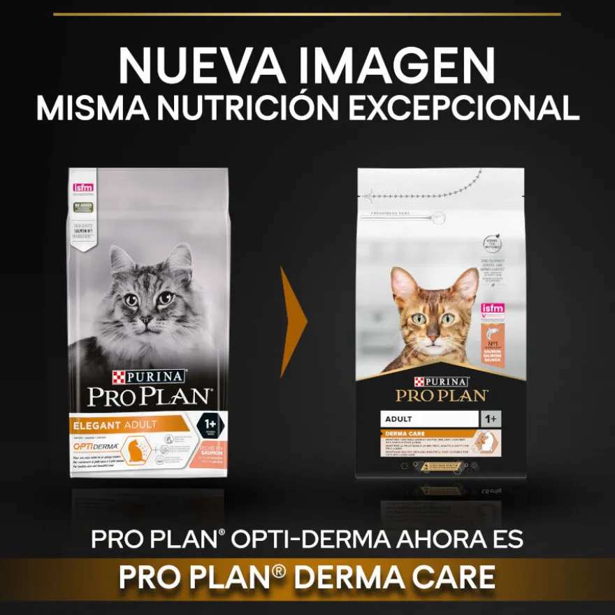 Pro Plan Adult OptiDerma Salmón pienso para gatos