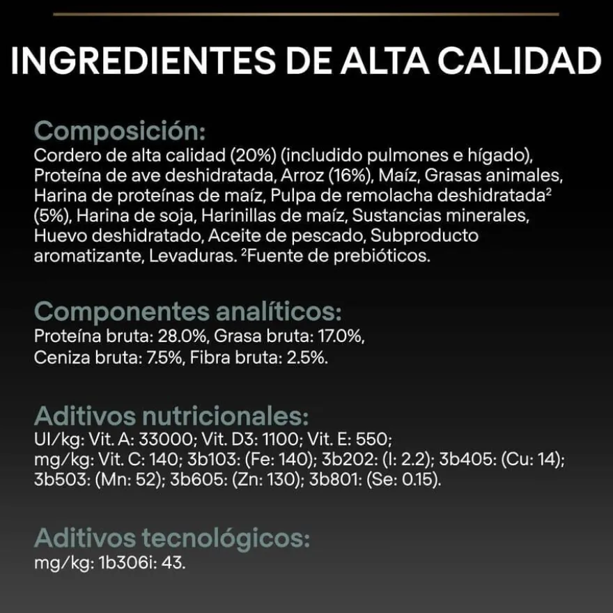 Pro Plan Adult Small y Mini Digestión Cordero pienso para perros