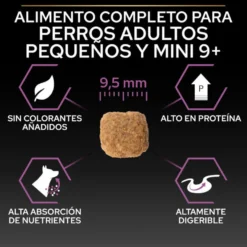 Pro Plan Adult Small y Mini Pollo pienso para perros Sénior +9