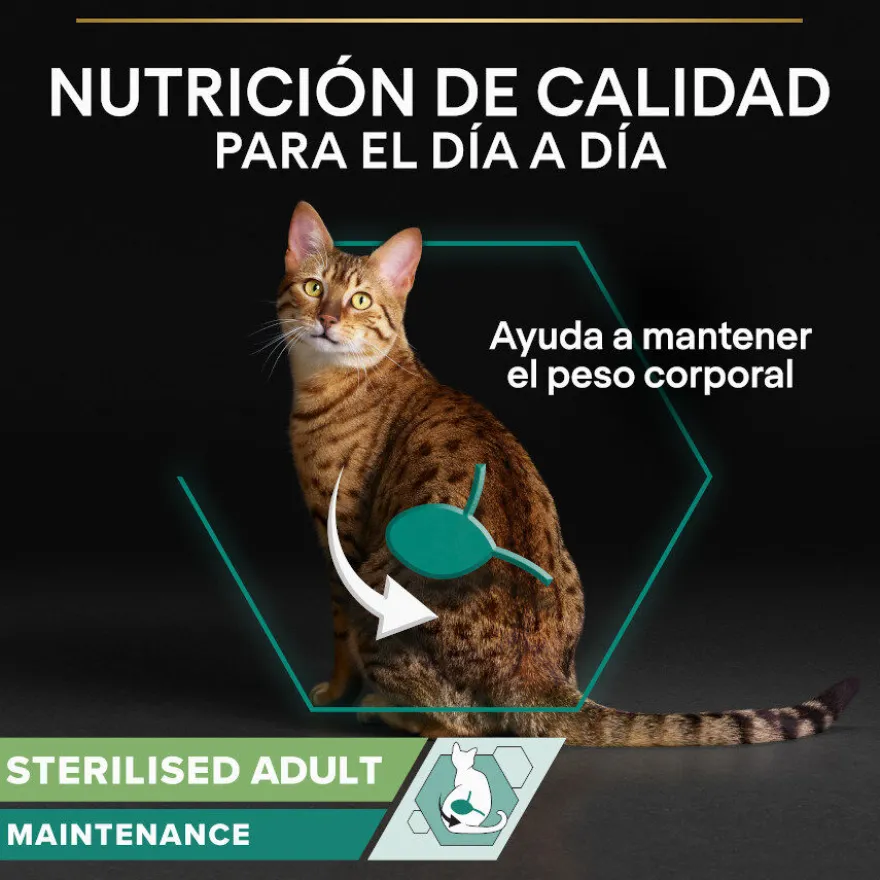 Pro Plan Adult Sterilised Maintenance Pollo y Buey en Salsa sobre para gatos