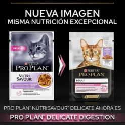 Pro Plan Delicate Digestion con Pavo en Salsa para gatos