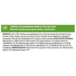 Pro Plan LiveClear Sterilised Adult Salmón pienso para gatos