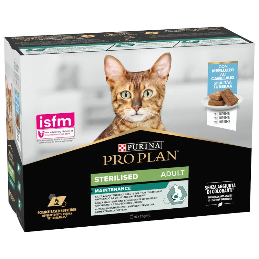 Pro Plan Multipack Sobres Bacalao para gatos esterilizados