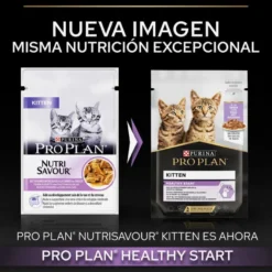 Pro Plan NutriSavour Feline Kitten Pavo en salsa sobre para gatos