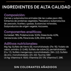 Pro Plan NutriSavour Feline Kitten Pavo en salsa sobre para gatos