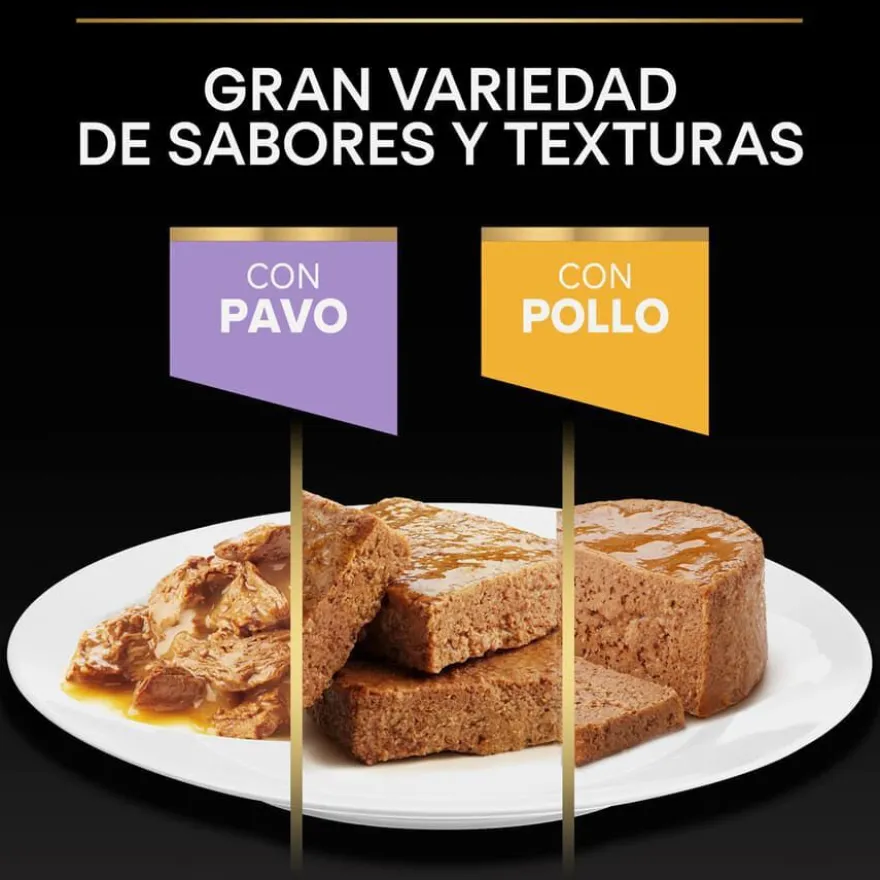 Pro Plan NutriSavour Feline Kitten Pavo en salsa sobre para gatos