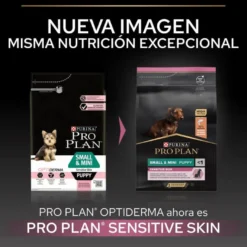 Pro Plan Puppy Small y Mini Salmón pienso para Perros Piel