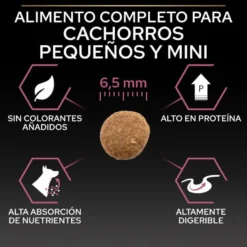 Pro Plan Puppy Small y Mini Salmón pienso para Perros Piel