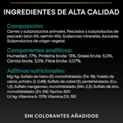Pro Plan Sterilised Maintenance Terrina con atún y salmón para gatos