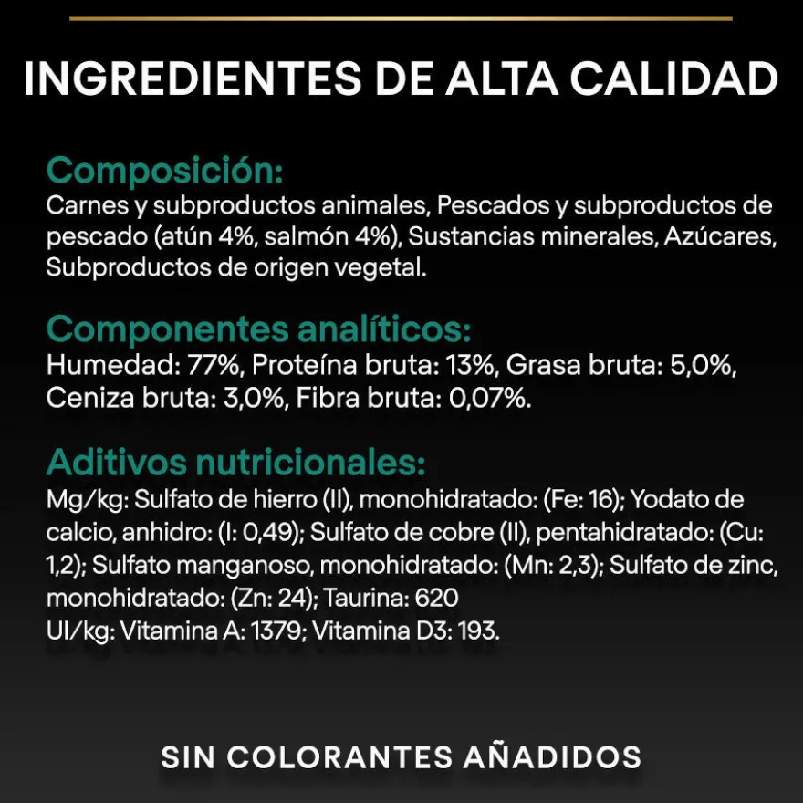 Pro Plan Sterilised Maintenance Terrina con atún y salmón para gatos