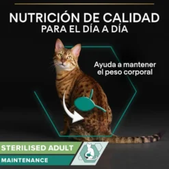 Pro Plan Sterilised Maintenance sobre con Buey en salsa para gatos