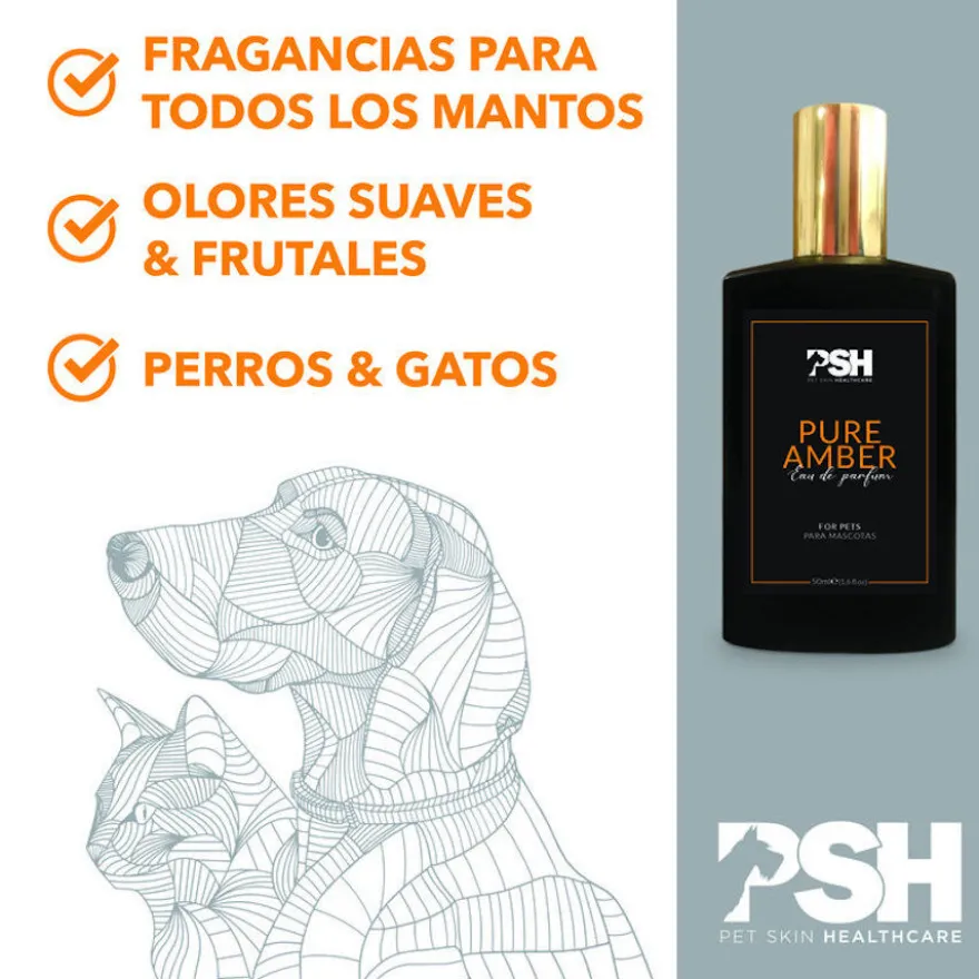 PSH Pure Amber Perfume para perros y gatos