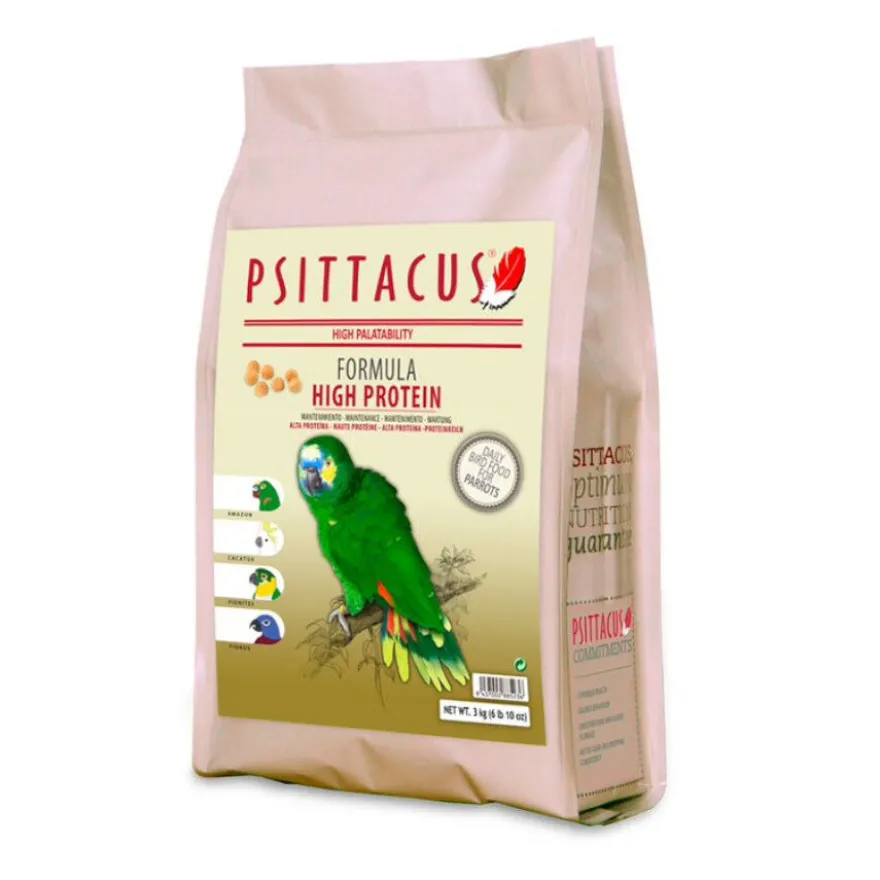 Psittacus Alta Proteína pienso para pájaros