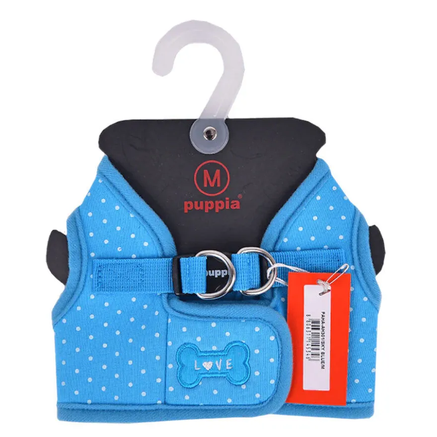 Puppia Dotty Chaleco Azul arnés para perros