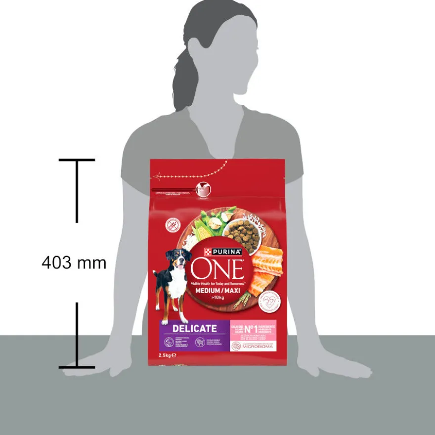 Purina One Delicate Pienso Salmón para perros