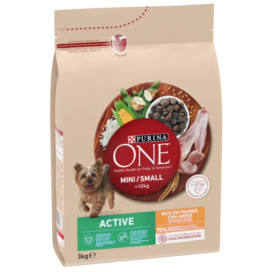 Purina One Mini Active Pollo pienso para perros