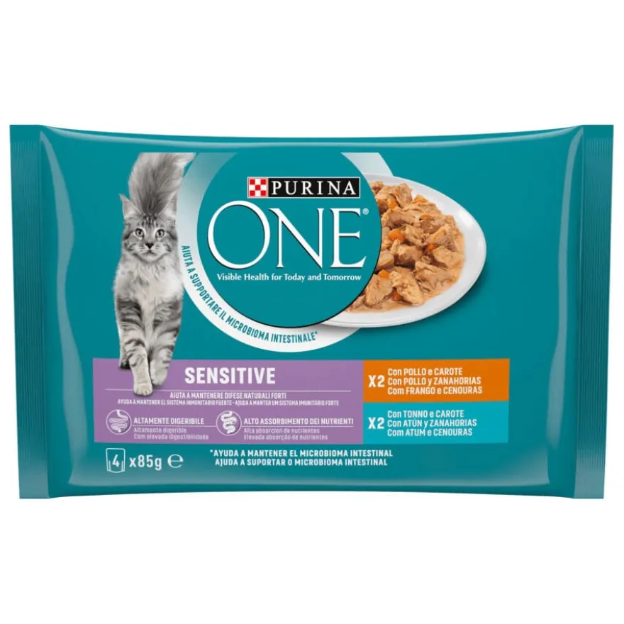 Purina One Wet Sensitive Sobre en salsa para gatos