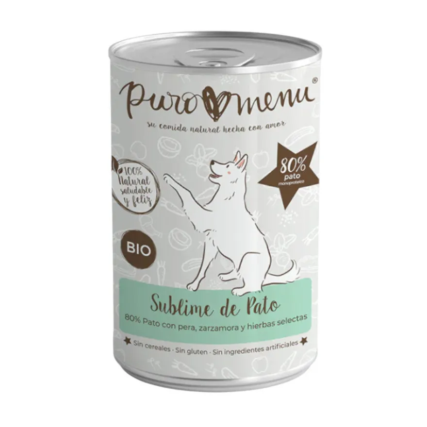 Puromenu Sublime Pato Bio Lata para perros