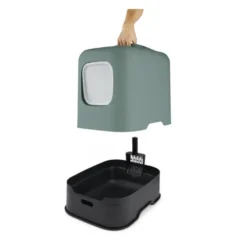 Rotho Biala Eco Arenero Verde para gatos