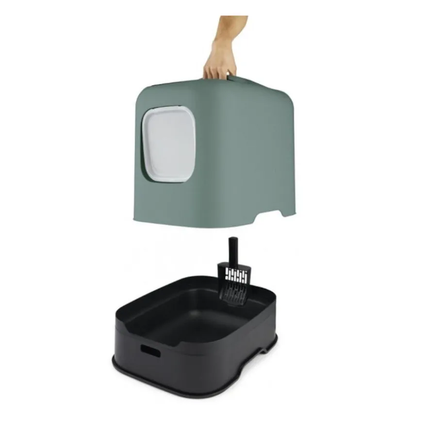 Rotho Biala Eco Arenero Verde para gatos