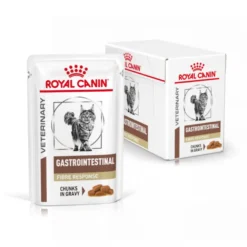 Royal Canin Gastrointestinal Fibre Response Láminas en Salsa Sobre para gatos