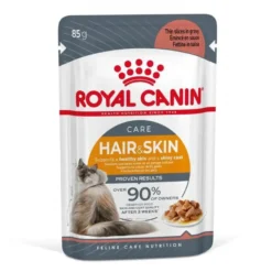 Royal Canin Hair and Skin sobre en salsa para gatos