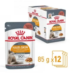 Royal Canin Hair and Skin sobre en salsa para gatos