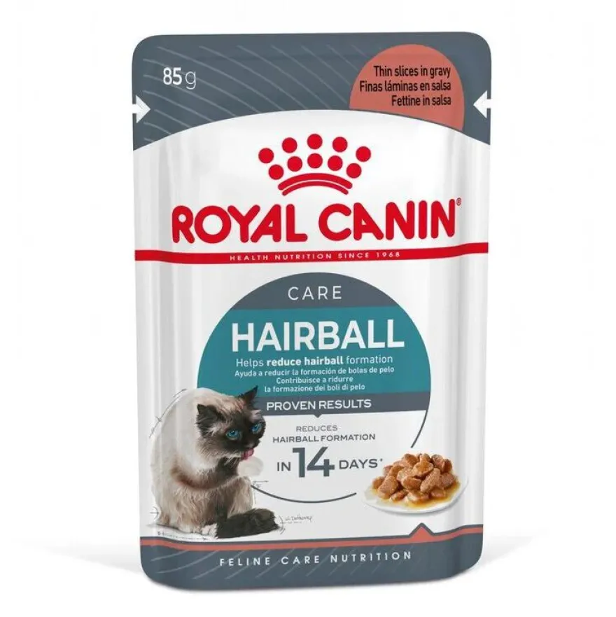 Royal Canin Hairball sobre en salsa para gatos