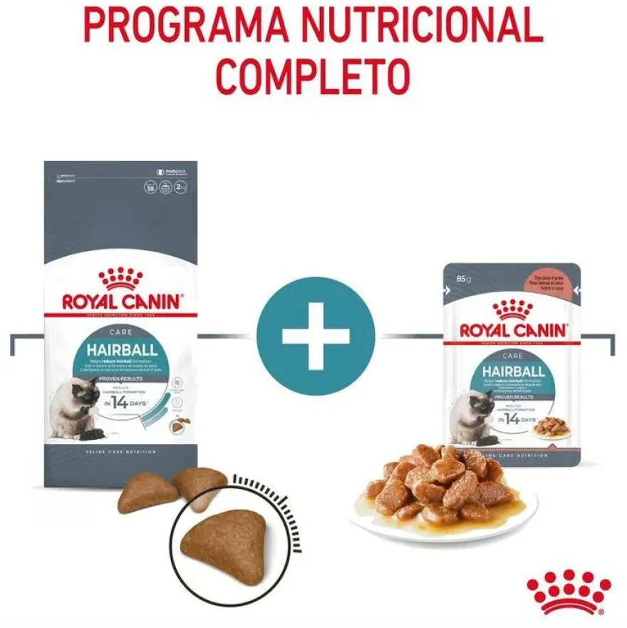 Royal Canin Hairball sobre en salsa para gatos