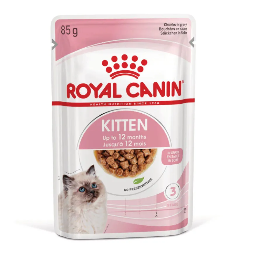 Royal Canin Kitten sobre en salsa para gatos