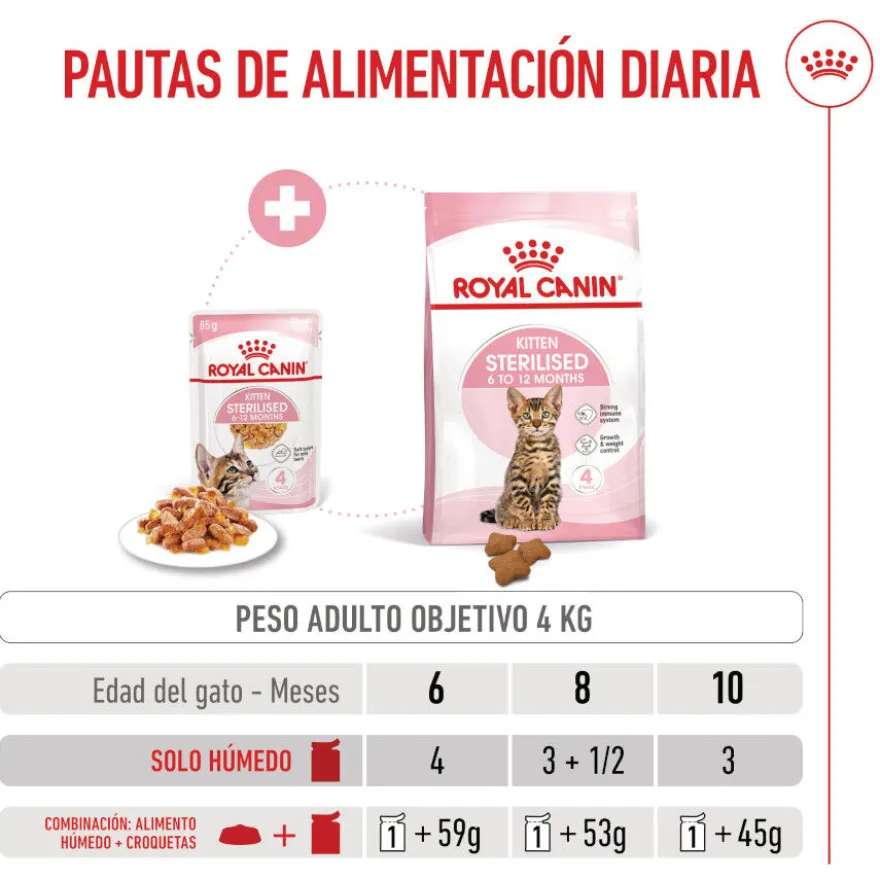 Royal Canin Kitten Sterilised gelatina para gatos