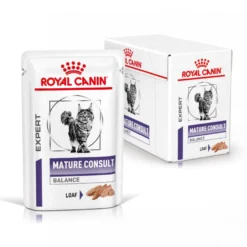 Royal Canin Mature Consult Balance Paté sobre para gatos