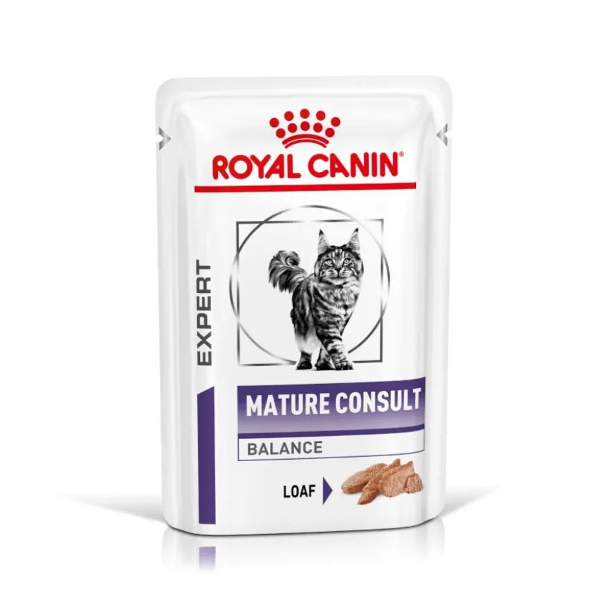 Royal Canin Mature Consult Balance Paté sobre para gatos