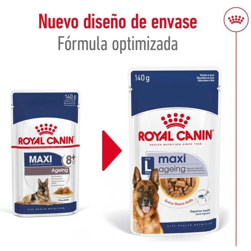 Royal Canin Maxi Ageing sobre en salsa para perros senior