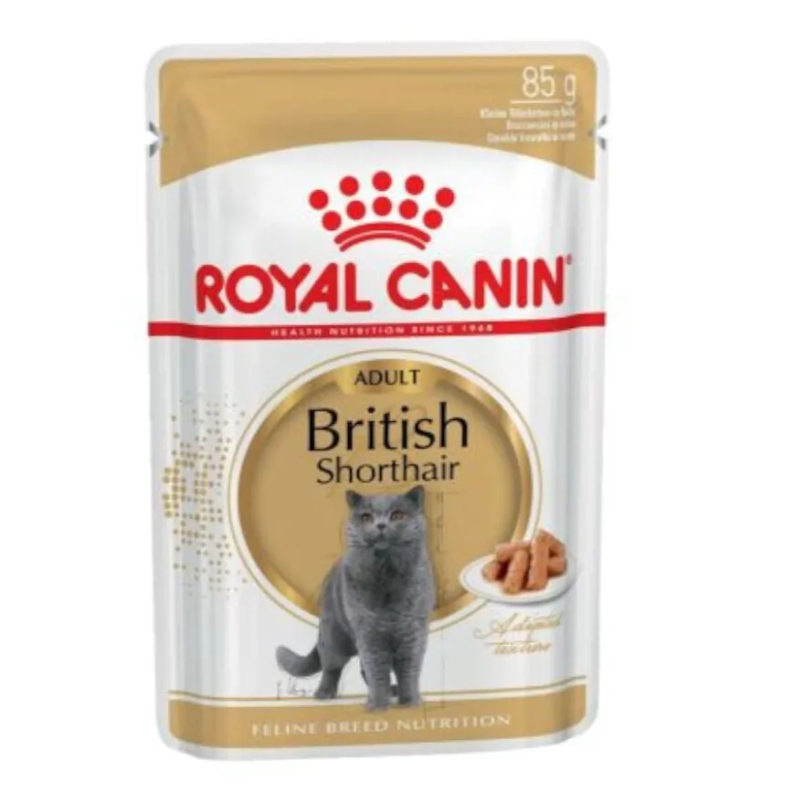 Royal Canin Sobre en Salsa British Shorthair Adult