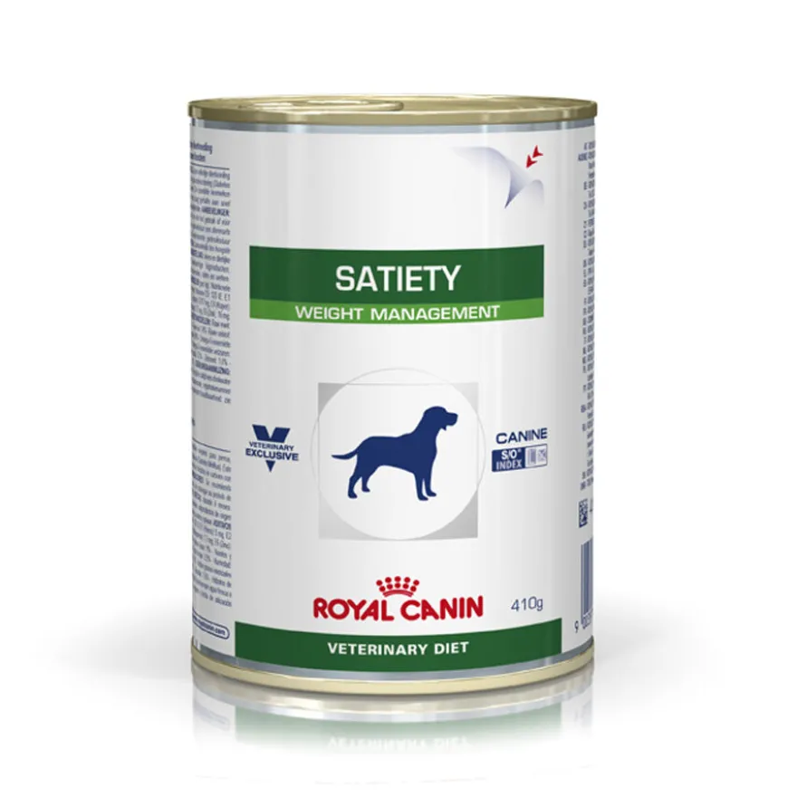 Royal Canin Veterinary Satiety Weight Management Paté lata para perros