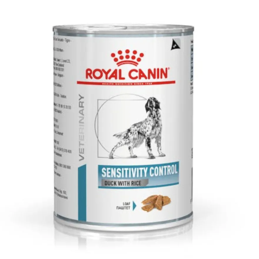 Royal Canin Veterinary Sensitivity Control Pato y Arroz lata para perros