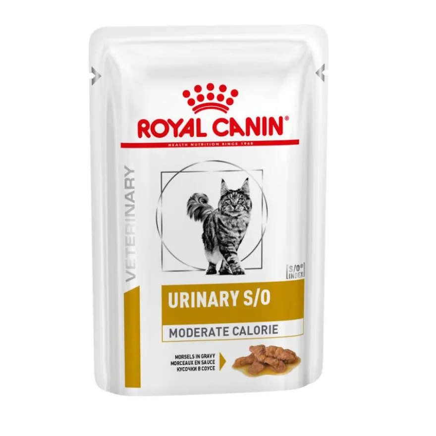Royal Canin Veterinary Urinary Moderate Calorie sobres para gatos